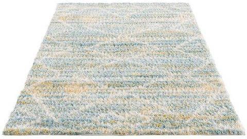 Carpet City Hoogpolig vloerkleed Pulpy 557 bijzonder zacht, etno look, ideaal voor woonkamer & slaapkamer