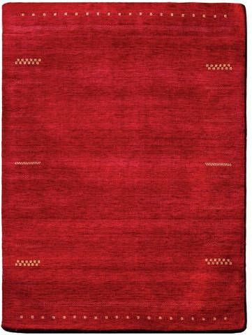 Dekowe Wollen kleed Hiska zuivere wol, korte pool, met de hand geknoopt, woonkamer