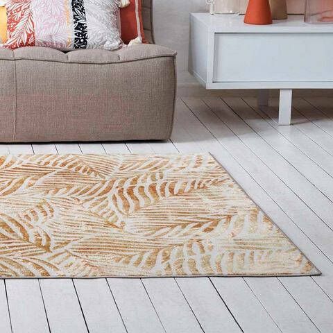 Esprit Vloerkleed VICTORIA Victoria ESP 21078 Modern design laagpolig vloerkleed met franje, woonkamer