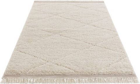 HANSE Home Hoogpolig vloerkleed Danaki Sisal look, reliëfstructuur, woonkamer, slaapkamer, werkkamer, robuust, onderhoudsarm