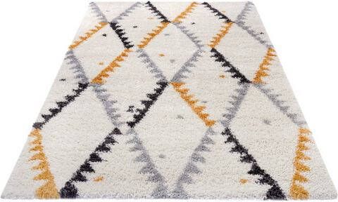 HANSE Home Hoogpolig vloerkleed Lark Etno look, boho design, bijzonder zacht door microvezel, woonkamer, slaapkamer, robuust, onderhoudsarm