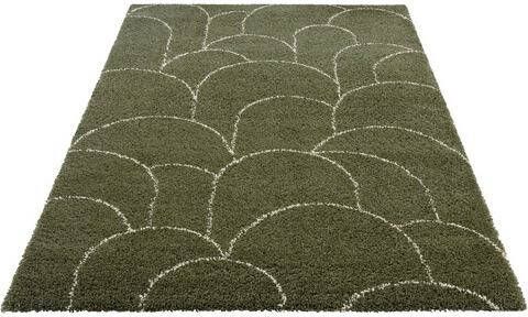 HANSE Home Hoogpolig vloerkleed Thane Geometrisch design, Scandi look, zachte pool, woonkamer, slaapkamer, robuust, onderhoudsarm