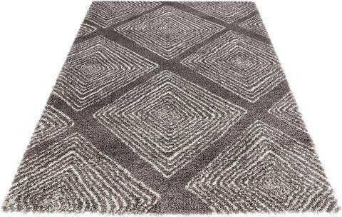 HANSE Home Hoogpolig vloerkleed Wire Ruiten design, Scandi look, zachte pool, woonkamer, slaapkamer, werkkamer, robuust, onderhoudsarm