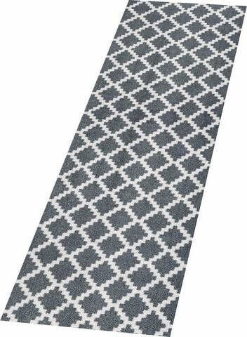 HANSE Home Loper Elegance Geschikt voor binnen en buiten, ruitendesign, robuust, gemakkelijk in onderhoud, wasbaar, antislip, balkon, ingang