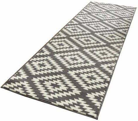 HANSE Home Loper Nordic Korte pool, rondom afgehecht, ruiten design, dichte pool, woonkamer, slaapkamer, hal, werkkamer, robuust, gemakkelijk in onderhoud