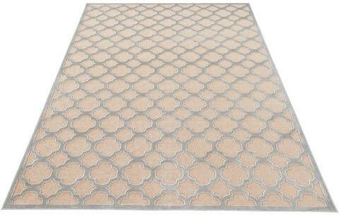 HANSE Home Vloerkleed Bryon Viscose glans, reliëfstructuur, woonkamer, slaapkamer, robuust, onderhoudsarm, reliëf look