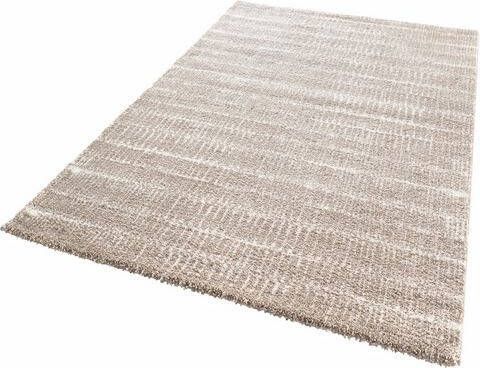 HANSE Home Vloerkleed Nova Twee kleuren design, strepen look, zachte pool, woonkamer, slaapkamer, robuust, onderhoudsarm