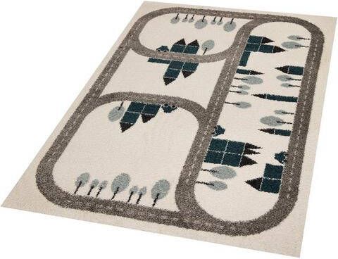 HANSE Home Vloerkleed voor de kinderkamer Country Road Stratenspeelmat, korte pool, kinderkamer, speelmat, slijtvast, gemakkelijk in onderhoud, robuust