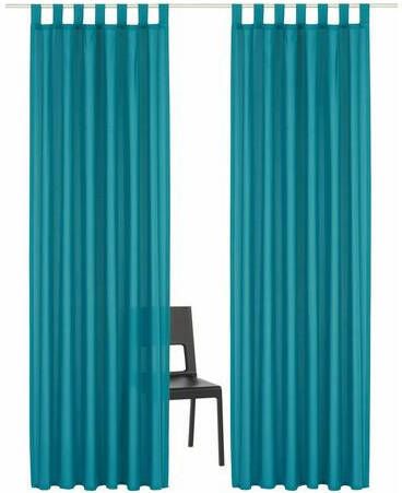 Home affaire Gordijn Parry ondoorzichtig, monochroom, basic(2 stuks )