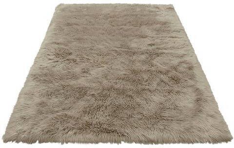 Home affaire Hoogpolig vloerkleed Dena Imitatiebont, zeer zachte pool, woonkamer