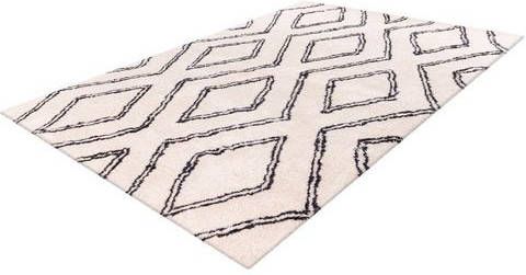 Home affaire Hoogpolig vloerkleed Jeana retro, woonkamer