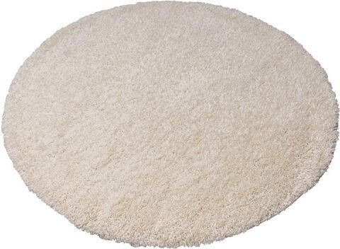 Home affaire Hoogpolig vloerkleed Viva vloerkleed rond geweven, woonkamer