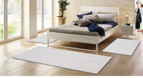 Home affaire Set slaapkamerkleedjes Viva geweven, slaapkamerkleed, loperset voor de slaapkamer