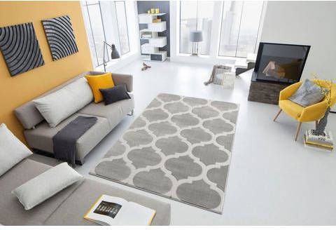 Home affaire Vloerkleed FENRIS met een met de hand gesneden reliëfpatroon, woonkamer