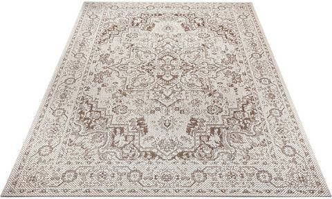 Home affaire Vloerkleed GEORGIA Geschikt voor binnen en buiten, woonkamer, balkon, terras, tuin, slijtvast en gemakkelijk in onderhoud, platweefsel