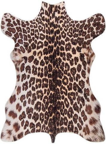 Living Line Vachtvloerkleed Hunter Leopard Imitatiebont, gedessineerd, wasbaar, ideaal in de woonkamer & slaapkamer