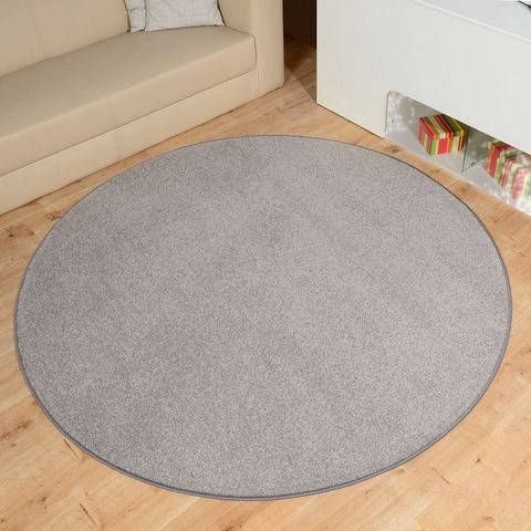 Living Line Vloerkleed Burbon Velours, unikleurig, ideaal in de woonkamer & slaapkamer