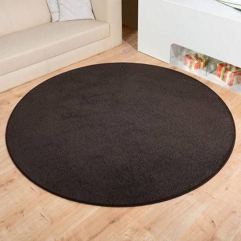 Living Line Vloerkleed Burbon Velours, unikleurig, ideaal in de woonkamer & slaapkamer