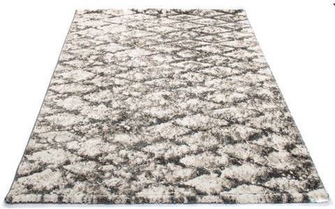 Living Line Vloerkleed Ruit Korte pool, modern ruitmotief, ideaal in de woonkamer & slaapkamer