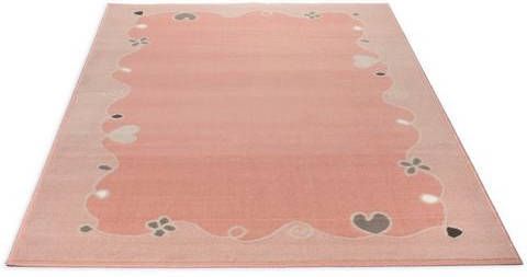 Living Line Vloerkleed voor de kinderkamer Randdessin Korte pool, met randdessin, kinderkamer