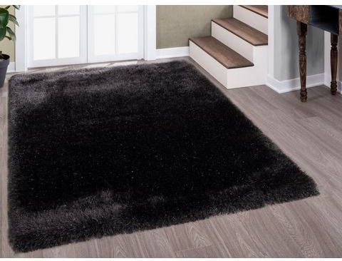 merinos Hoogpolig vloerkleed Glossy 411 bijzonder zacht door microvezel, woonkamer