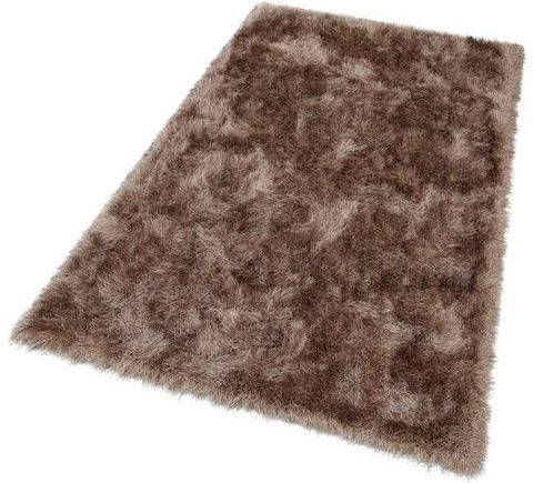 merinos Hoogpolig vloerkleed Glossy 411 bijzonder zacht door microvezel, woonkamer
