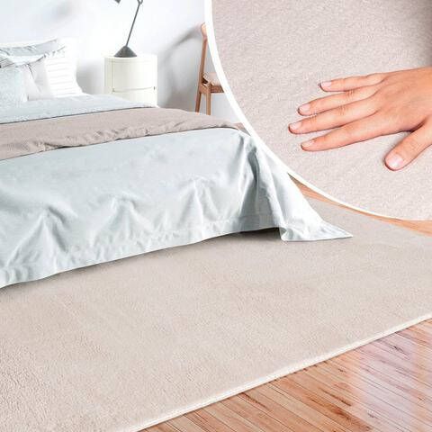 merinos Vloerkleed Loft 37 Woonkamer, vloerkleed van imitatiebont, slaapkamer