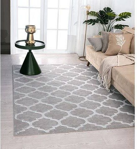 merinos Vloerkleed Studio 28262 Korte pool, reliëfeffect, modern design