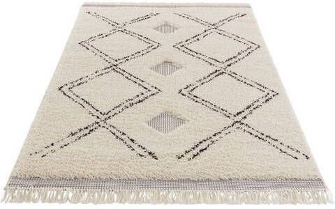 HANSE Home MINT RUGS Hoogpolig vloerkleed Aranos Sisal look, reliëfstructuur, woonkamer, slaapkamer, werkkamer, robuust, onderhoudsarm