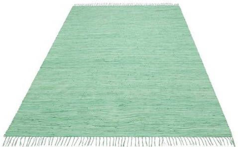 my home Vloerkleed Ares met de hand geweven, met franje, woonkamer