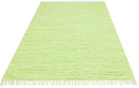 my home Vloerkleed Ares met de hand geweven, met franje, woonkamer