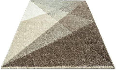 my home Vloerkleed Raven zachte touch, geometrisch design, met reliëfeffect, woonkamer