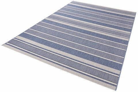 NORTHRUGS Vloerkleed Strap Geschikt voor binnen en buiten, woonkamer, balkon, terras, tuin, slijtvast en gemakkelijk in onderhoud, platweefsel