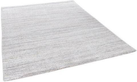 THEKO Vloerkleed San Diego Handgeweven vloerkleed, korte pool, van zachte wol & viscose, met de hand geweven met knooplook, mêlee, lichte zijdeachtige glans, ideaal in de woonkamer & slaapkamer