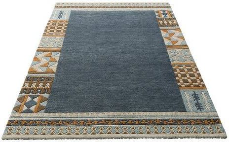 THEKO Wollen kleed Nuno zuivere wol, met randdessin, woonkamer