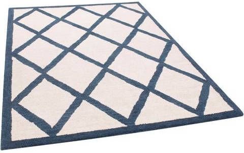 THEKO Wollen kleed Royal Design zuivere wol, ruitdesign, woonkamer