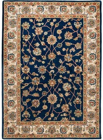 THEKO Wollen kleed Royal Ziegler 503 zuivere wol, handgetuft, oriënt look, met randdessin, woonkamer