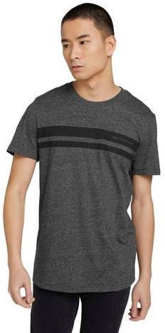Tom Tailor Denim T shirt in gemêleerde look