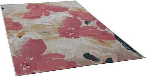 Tom Tailor Vloerkleed Garden Blossom Platweefsel, modern bloemen design, geschikt voor binnen en buiten, woonkamer