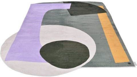 Tom Tailor Vloerkleed Shapes EIGHT Korte pool, gedessineerd, modern design, ideaal in de woonkamer & slaapkamer