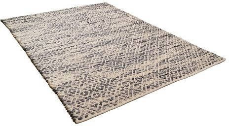 Tom Tailor Wollen kleed Diamond zuivere wol, platweefsel, met de hand geknoopt, woonkamer