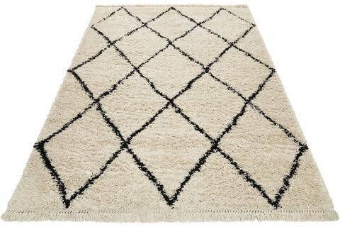 Wecon Home Hoogpolig vloerkleed STUDIO two Woonkamer, berber look