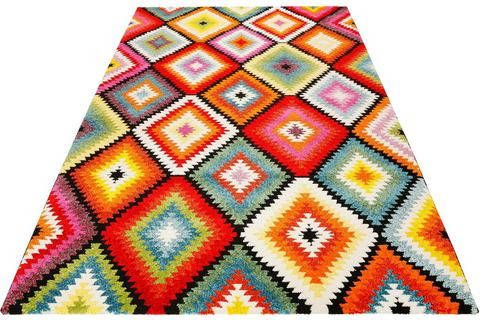 Wecon Home Vloerkleed Kelim Remix Korte pool, woonkamer