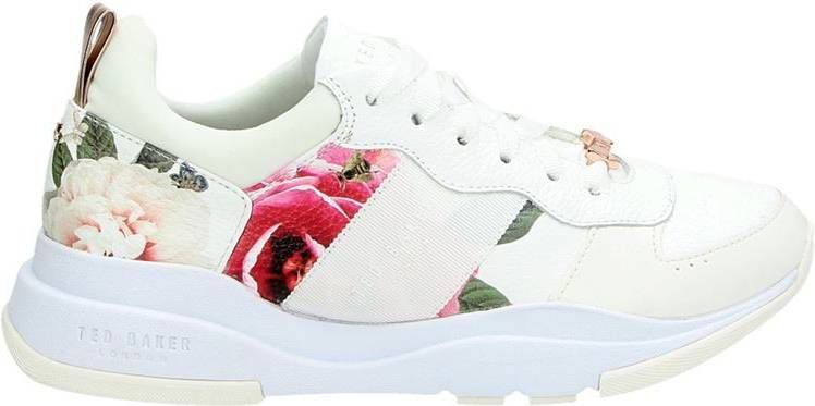 Ted Baker lage sneakers wit - Vloerkledenshoponline.be