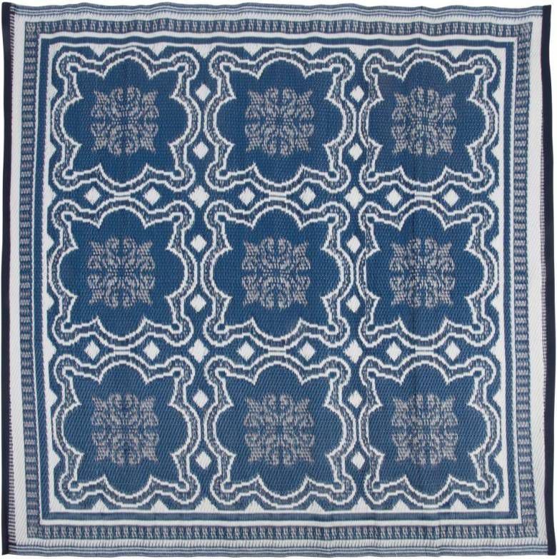 Esschert Design Buitenkleed Tweezijdig Vierkant Portugees