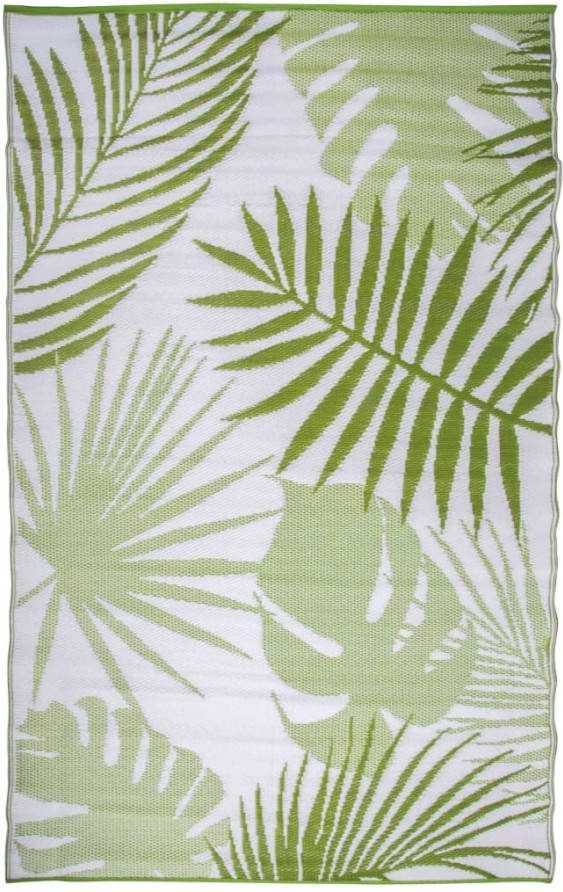 Esschert Design Buitenkleed 241x152 cm jungle bladeren OC22