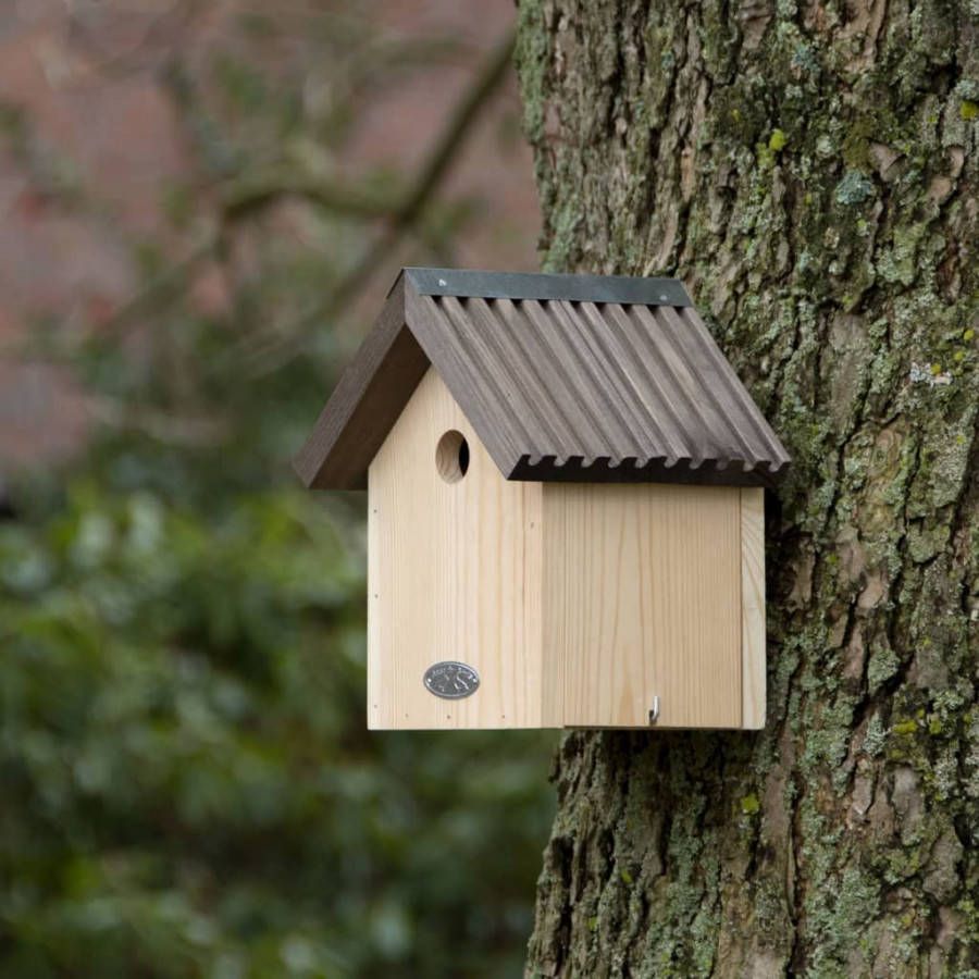 Esschert Design Pimpelmees Zink & Hout