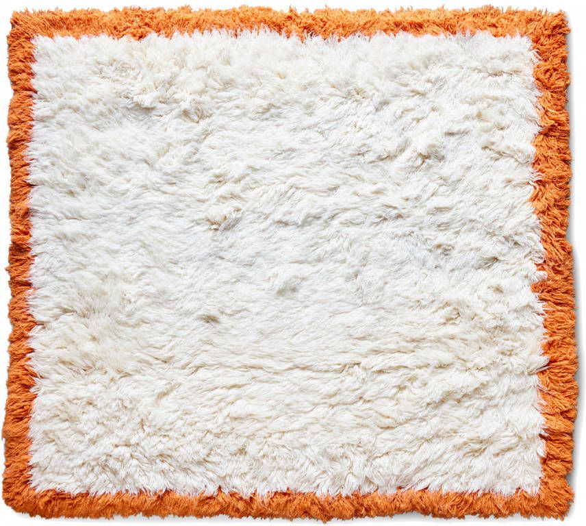 HKliving Vloerkleed Fluffy vierkant Retro summer 250x250 cm