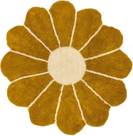 À la Á la Daisy Vloerkleed Large Mustard
