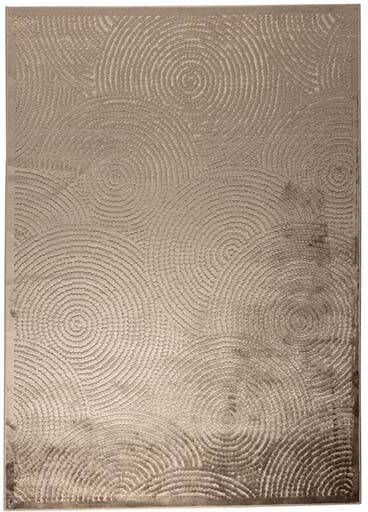 Dutchbone Vloerkleed 'Dots' 170 x 240cm, kleur Caramel